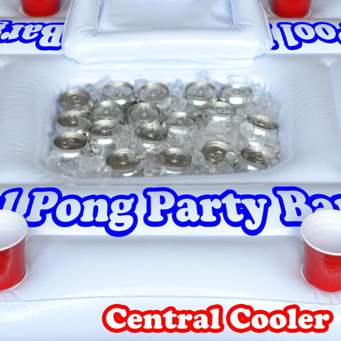 Floating Beer Pong Table Inflatable Raft with Optional Cooler