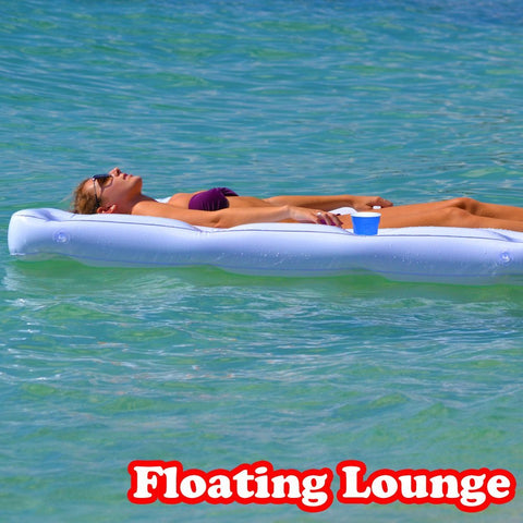 Floating Beer Pong Table Inflatable Raft with Optional Cooler