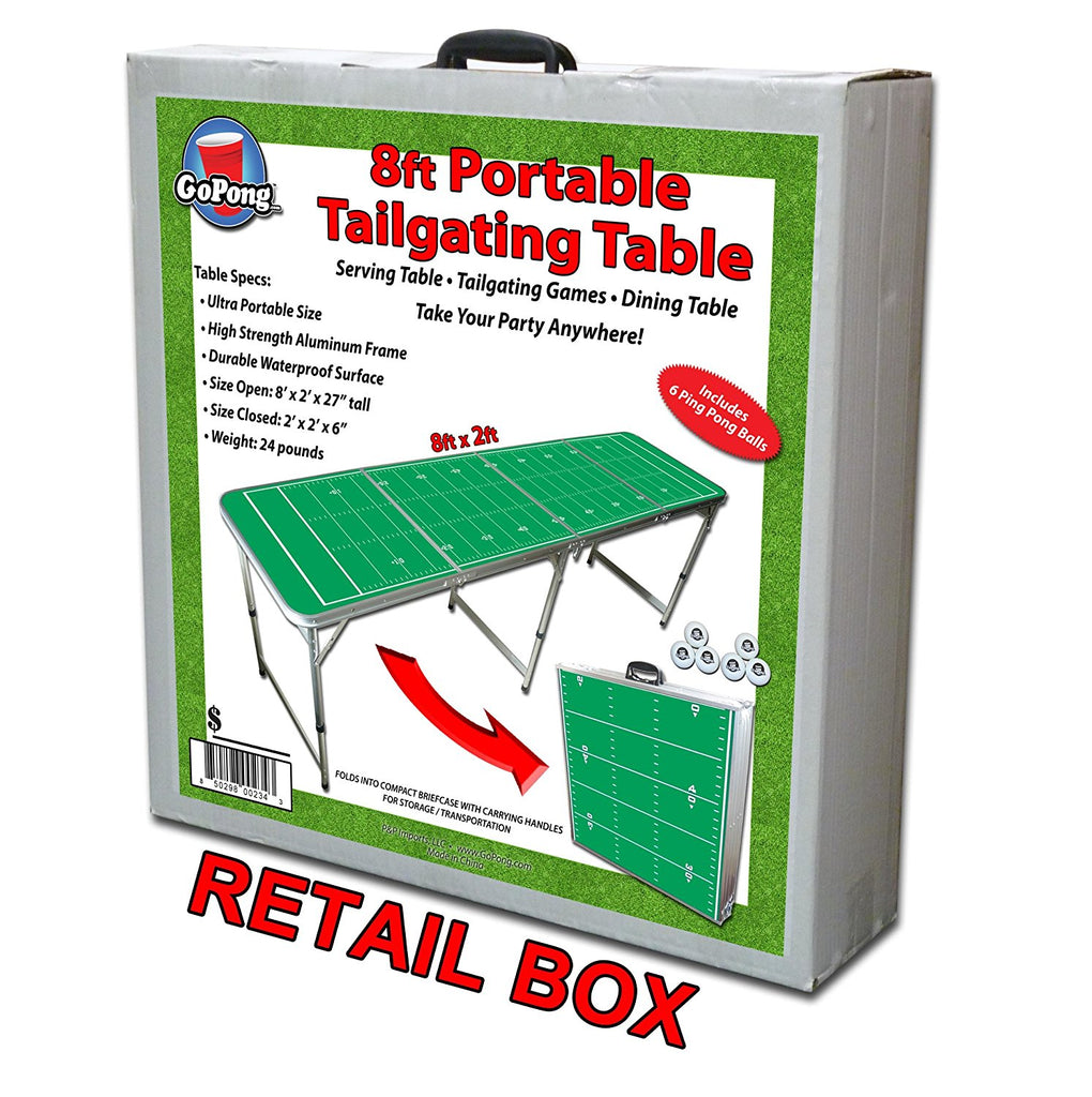 Football Field Portable Beer Pong Table –